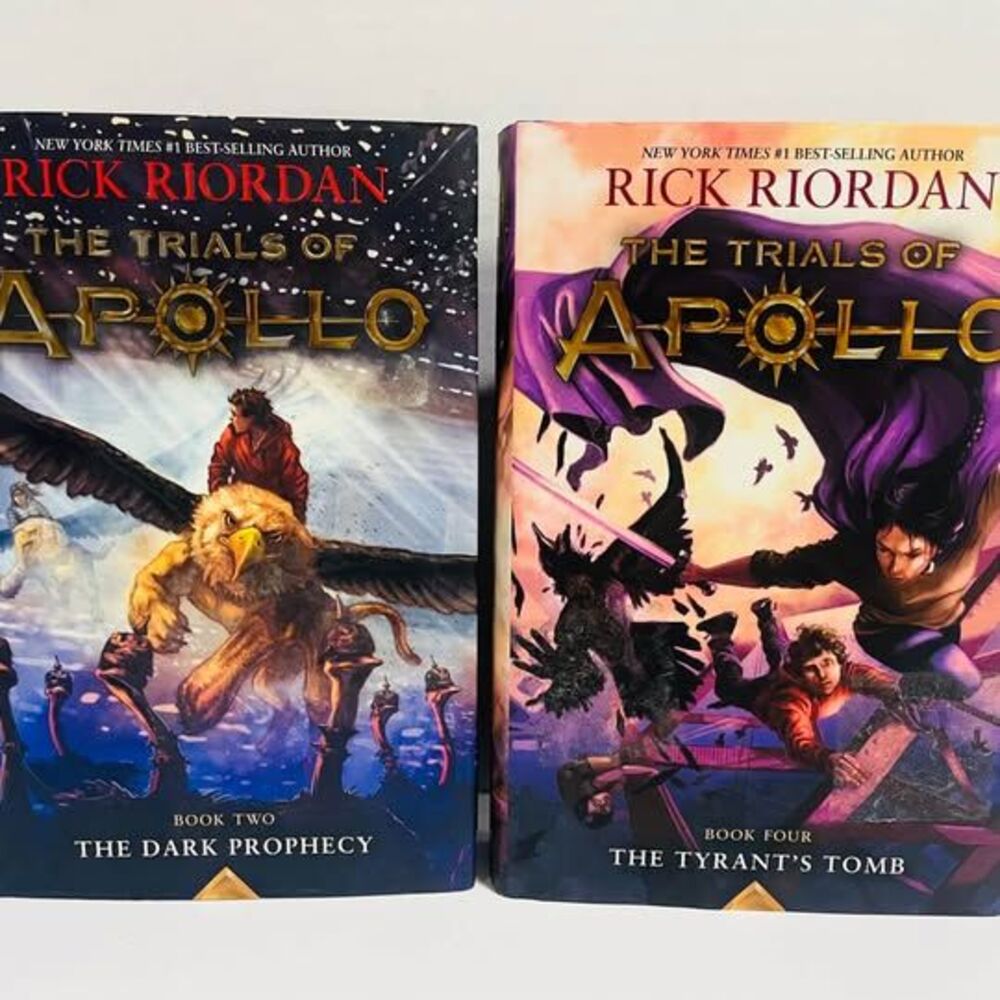 The Trials of Apollo Books 2 and 4 Disney Hyperion Rick Riordan